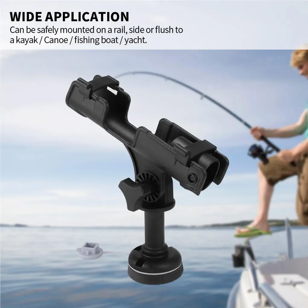 

Rowing Boats 360 Degrees Rotatable Swivel Fishing Rod Holder Nylon Fishing Support Rod Holder Bracket Accessories