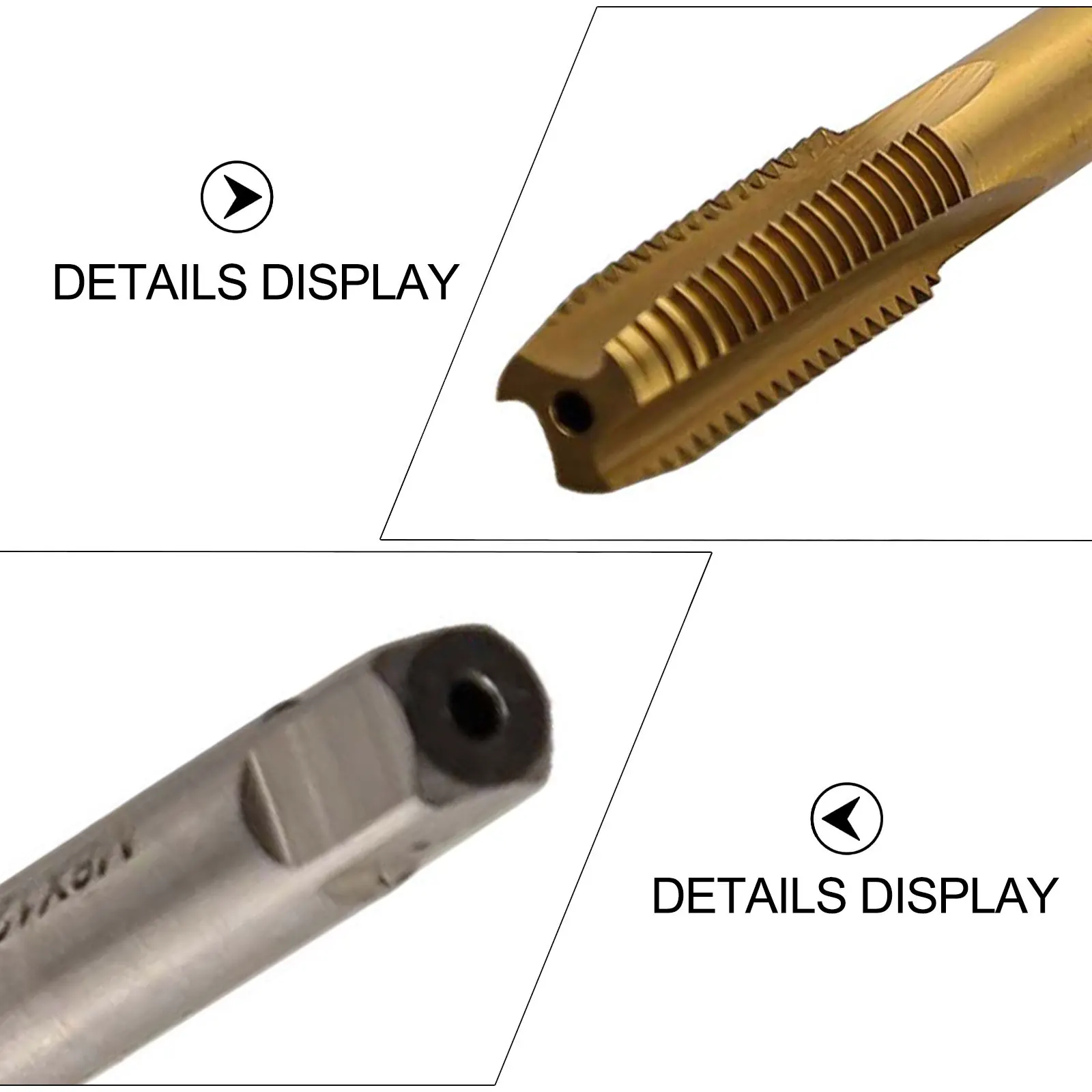 

Straight Flute Tap M8 X 1.25 Tap For Re-tapping Damaged Threads Right-hand Tapping Excellent Cutting Performance