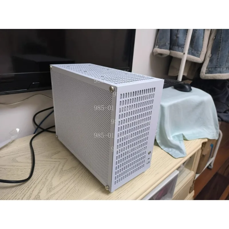 E15 E18 Portable A4 Mini PC Case High Power Supply mATX ITX Small Case Dual Tower Computer Chassis