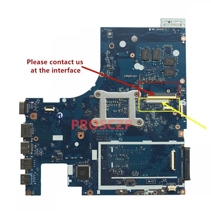 ACLUA/ACLUB NM-A273 For Lenovo Z50-70 G50-70M G40-70 Z40-70 Motherboard W/ I7-4510U/4500U CPU GT840M GPU Notebook 100% Test Work