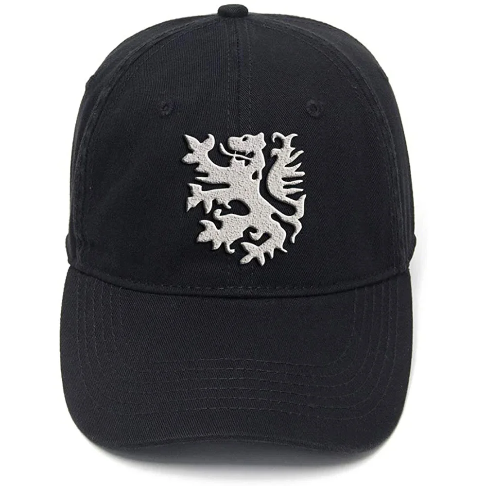 

Lyprerazy Netherlands Lion Washed Cotton Adjustable Men Women Unisex Hip Hop Cool Flock Printing Baseball Cap