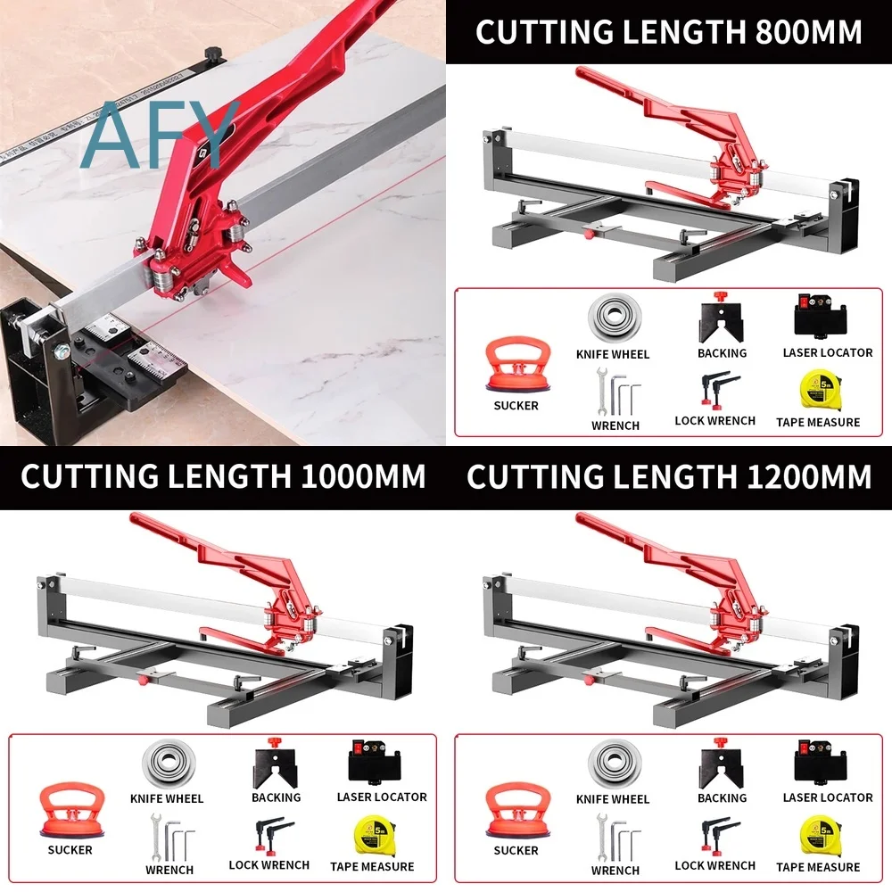 Manual Tile Cutting Machine with Push Knife for Floor Tile Cutting Multi Functional Ceramic Porcelain Stone Tile Cutter Solid