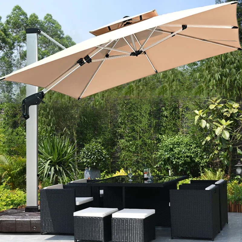 Outdoor Parasol Garden Umbrella Security Desk  Advertising  Large Sun  Stall Roman