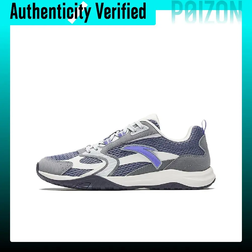 Anta ACE LT Slip Resistant, Abrasion Resistant, Breathable Low top Casual Shoes Women's Dusty Purple Gray 922628851-2