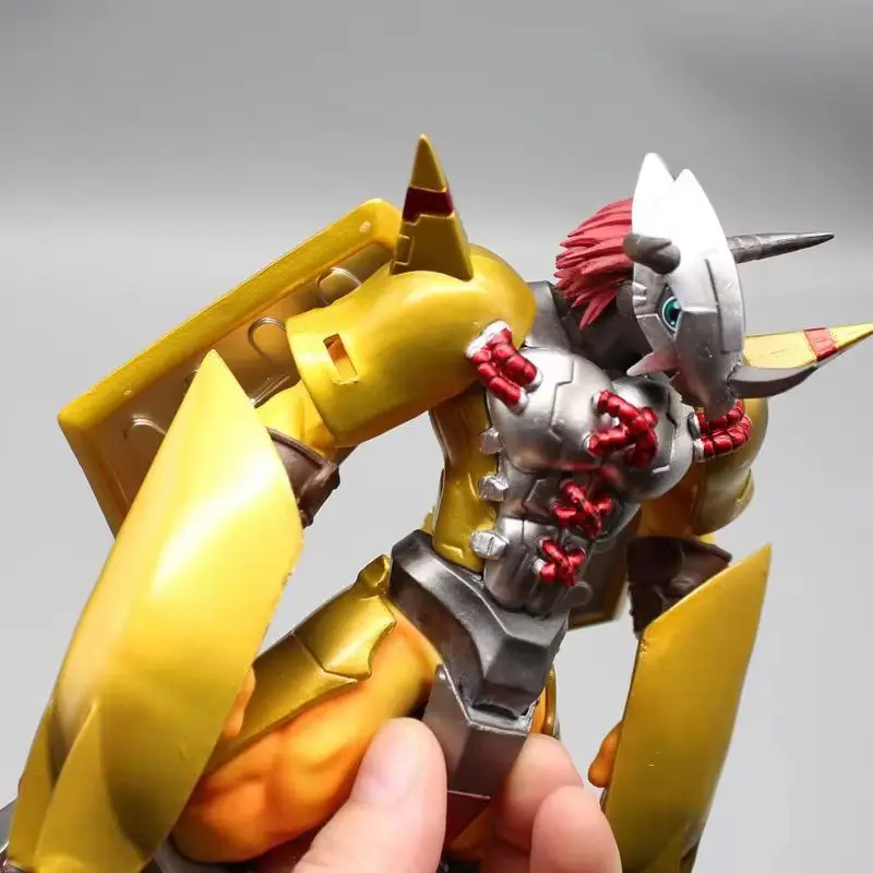 New 20cm Digital Monster Wargreymon Anime Action Figure 20cm Model Statue Collection Desktop Decoration Ornament Toys Gifts