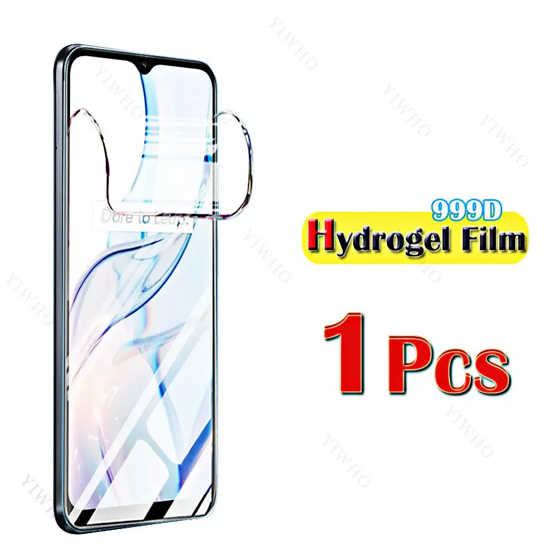 Film Hydrogel 6 en 1 pour Realme C30S, protecteur d'écran souple pour Realme RMX3690 C 30 S 30 S, objectif de caméra HD 6.5 pouces