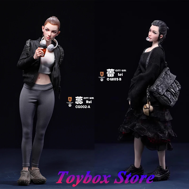 

MR.Z Original 1/6 CG002 Collectible Rui Lei City Girl Action Figure Commute Scene Ornament 12" Full Set Female Figurine Gifts