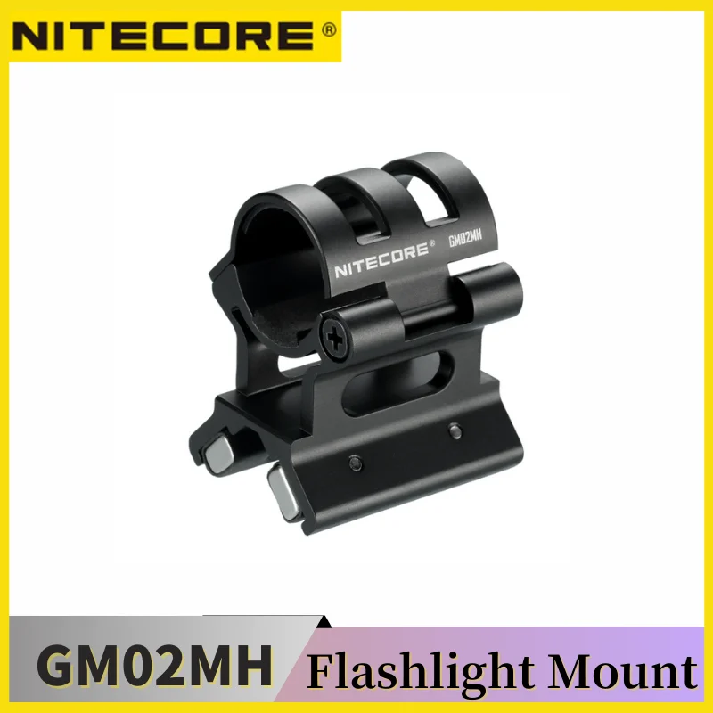 NITECORE GM02MH Quick Detach Magnetic Barrel Mount for Flashlights Suitable for NITECORE SRT7GT MH40GTR MH12GTS P12GTS