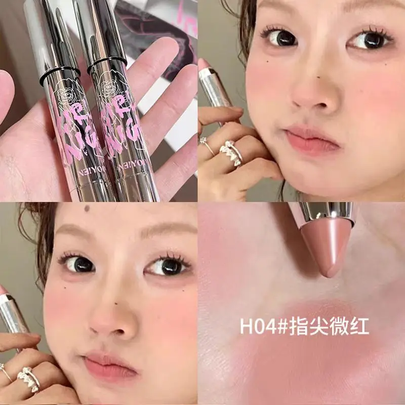 NEIYOU Puffy Blusher Cream for Eyes Cheeks Novices Can Take Any Skin Blend Naturally Expands Color Face Makeup Long-lasting