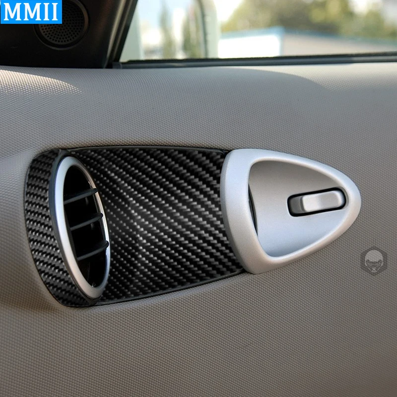 

For Nissan 350Z Z33 2003-2009 Carbon Fiber Auto Air Conditionering Door Armrest Cover Trim Handle Decoration Accessories Sticker