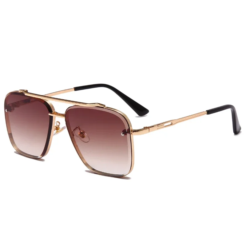 Neue Mode Klassische Quadratische Sonnenbrille Coole Männer Vintage Marke Design Metall Sonnenbrille Frauen Shades UV400 Oculos De Sol