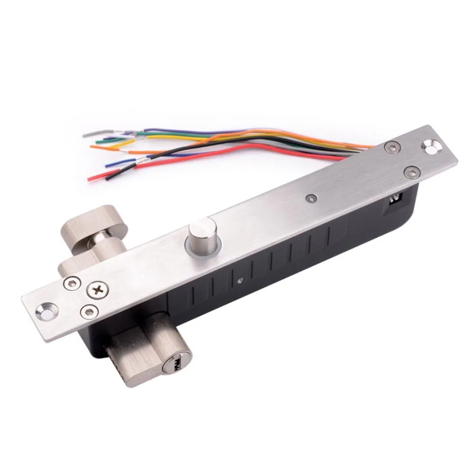 DC12V ไม่มีล้มเหลวไฟฟ้า Bolt ล็อค Mort ล็อคไฟฟ้า Drop Bolt ล็อคกุญแจ