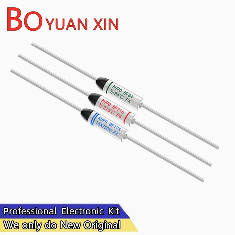 10pcs Thermal Fuse BF 117C 117 Celsius Degree 10A 16A 250V 10A B171 16A BF117X Cutoff TF Pellet TCO AUPO