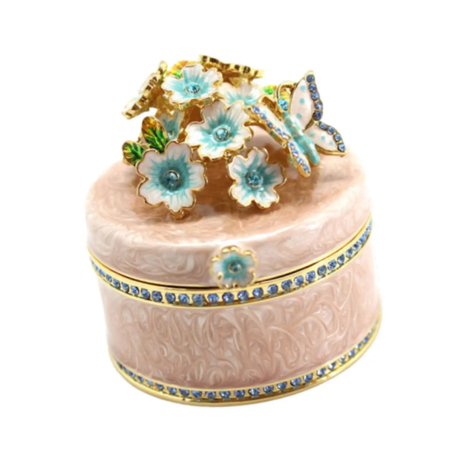 

Small Jewelry Box Keepsake Gift Box Trinket Box for Necklace Ear Studs Rings