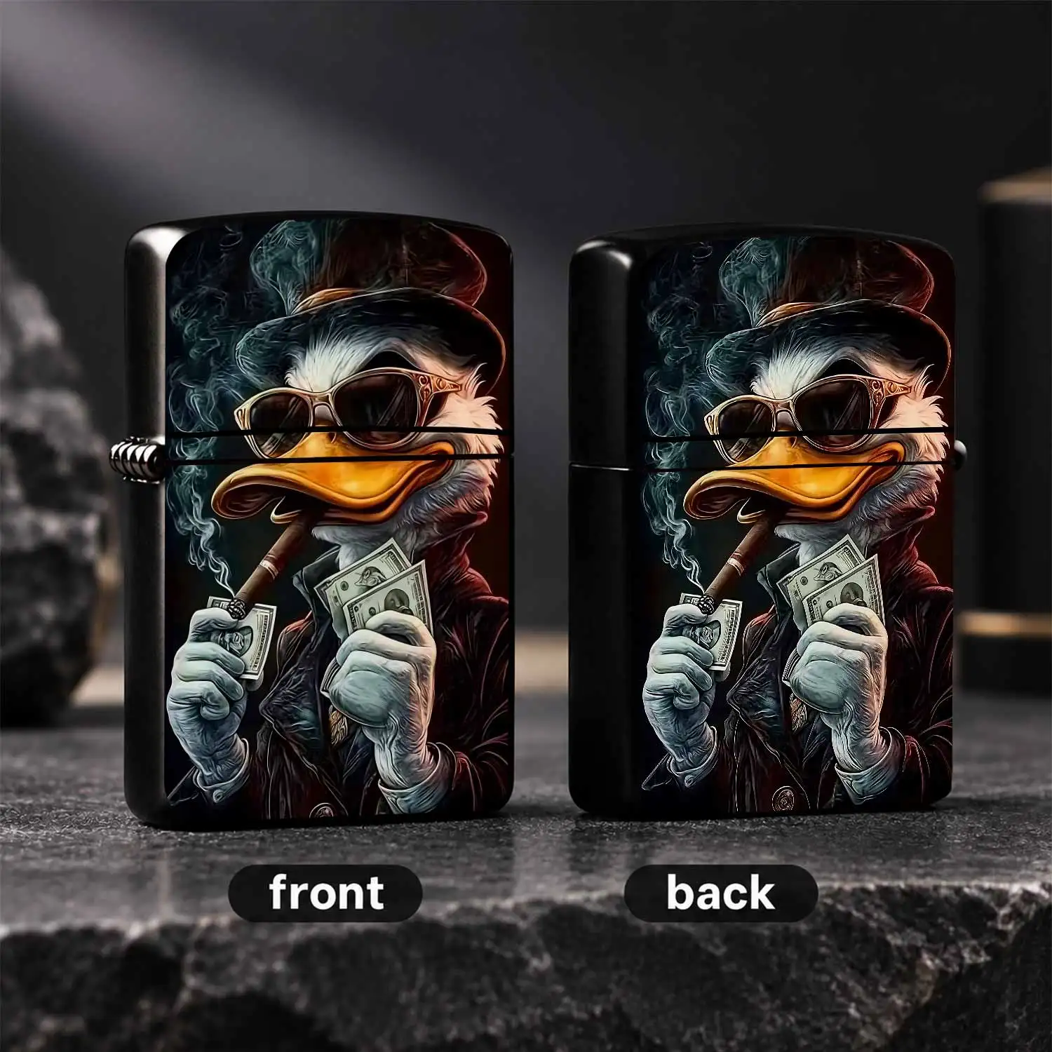 Trendy Stylish Mr Duck Lighter Creative Unique Design Portable Pocket Lighter For Daily Use Outdoor Travel Party Gathering Ideal Gift For Friends Collectible Stylish Accessory Multi-Scenario Practical Cool Decor Piece A Humorous And Interes