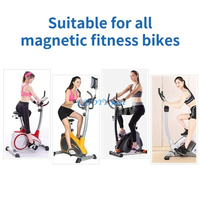 G6DE Indoor Exercise Bike Pedal with Strap Stationary Recumbent Bike Pedals