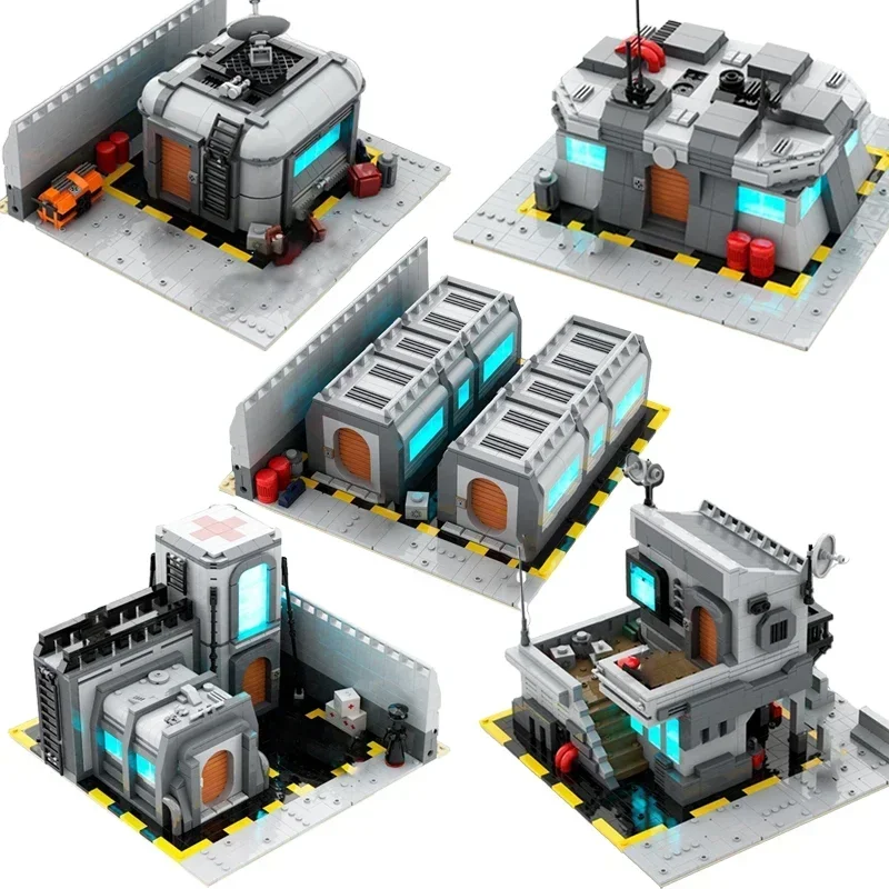 Moc Gebäude BricksBase Training Krankenhaus Center Kits Star Film Modell Technologie Block Film Szenen Spielzeug DIY Montage Geschenk