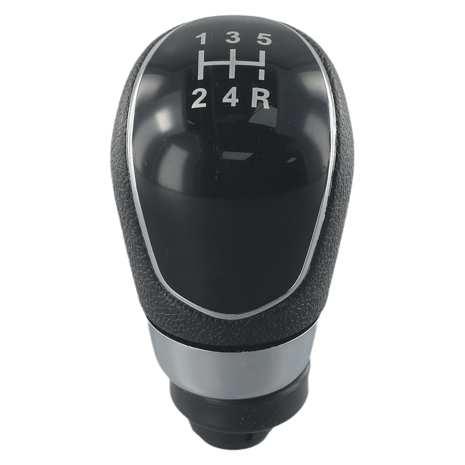 Black Gear shift knob PU Leather Parts Plastic Car Components For Ford Focus Fiesta Gear Replacement Parts