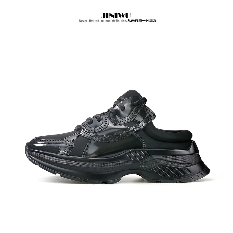 

Mueller Shoes Sneakers Shoes Shoes Shoes All Black Slippers Torre Men's Platform Casual Shoes