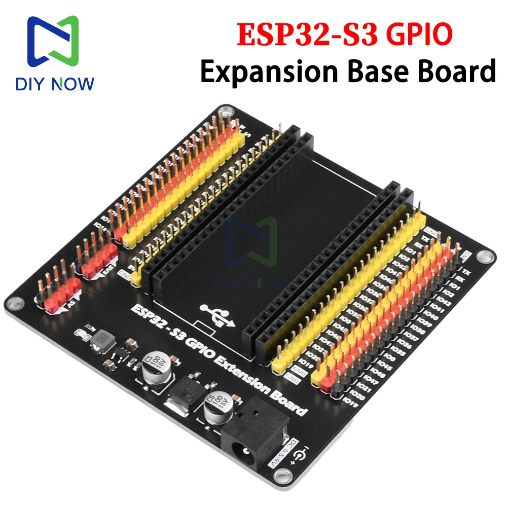 Compatible with Esp32-S3 or development board with the same pin ESP32-S3 GPIO IoT expansion board DC5.5*2.1 interface