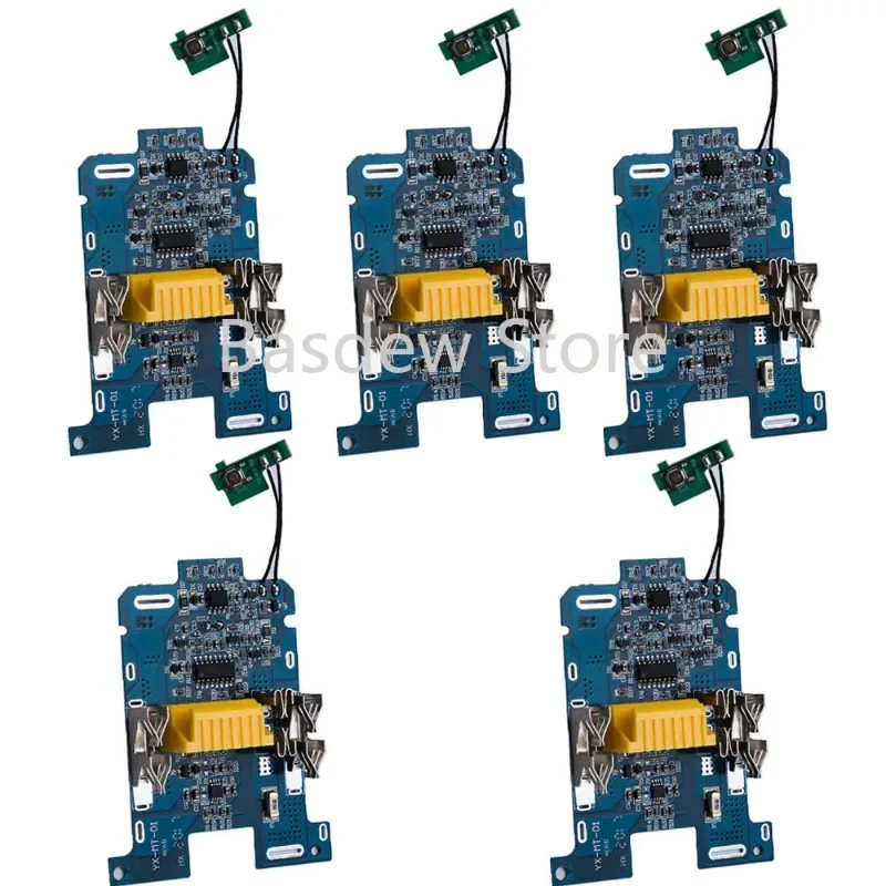 suitable for BL1830 BL1815 BL1860 LXT400 BL1850 5PCS 18V Power Tool Li-Ion Lithium Battery BMS PCB Charging Protection Board