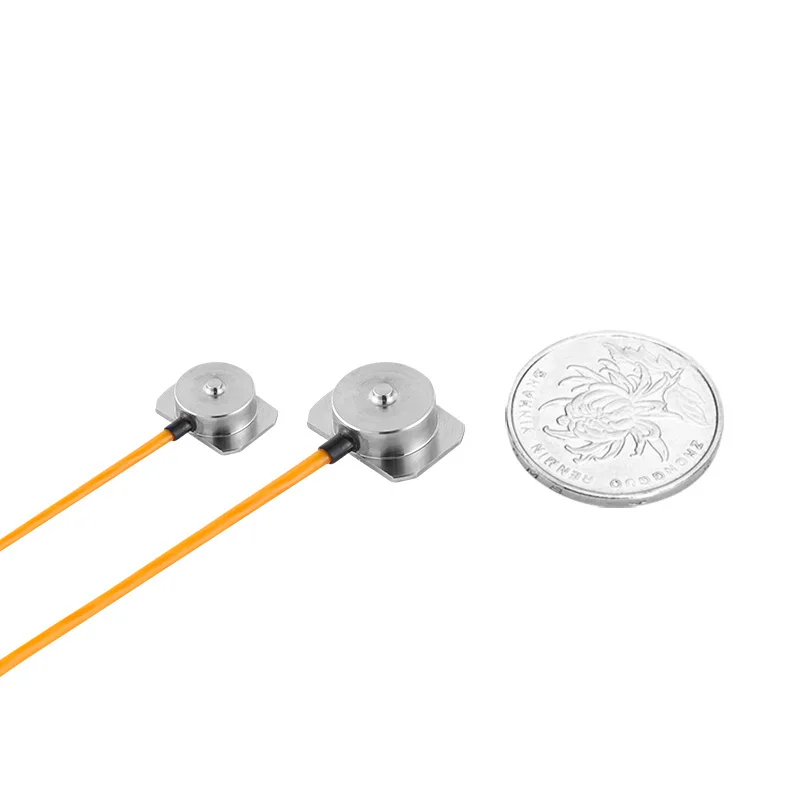 Ultra-Mini Pressure Sensor High-Precision Button-Type Weight Transducer Small Space Force Measurement Probe Industrial Automatio