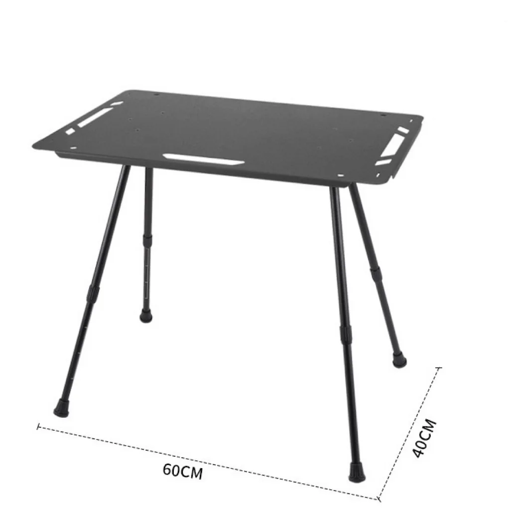 Outdoor Aluminum Alloy Folding Tactical Table for Camping Picnic Dining Anti-Slip Metal Legs General Use Furniture