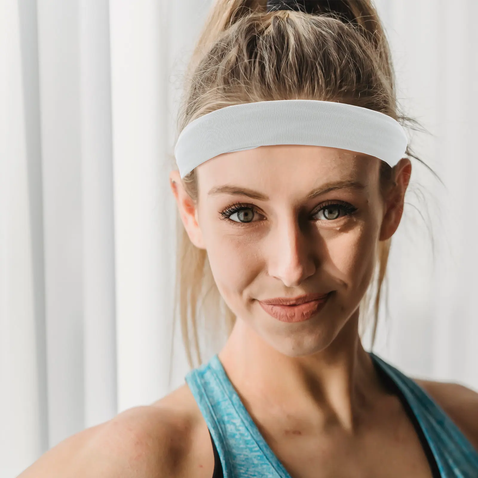 8Pcs Sweat Headband Professional Non Slip Multi Function Hair Bands for Sports Yoga Running Portable Sweat Band