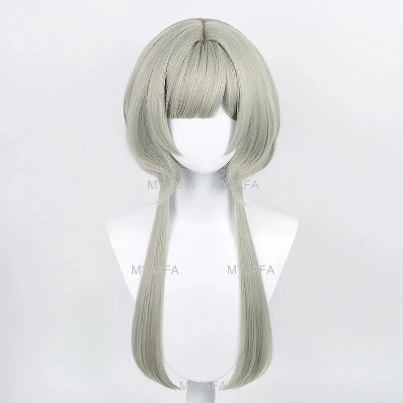 Высокое качество игры Impact Fatui косплей парик Sandrone Marionette термостойкие синтетические волосы аниме парики + шапочка для парика