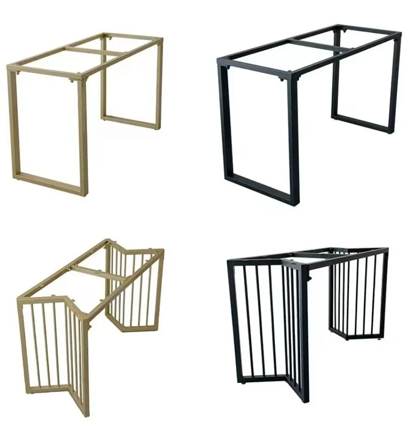 

wrought iron table foot bracket, rock slab table frame base meal legs