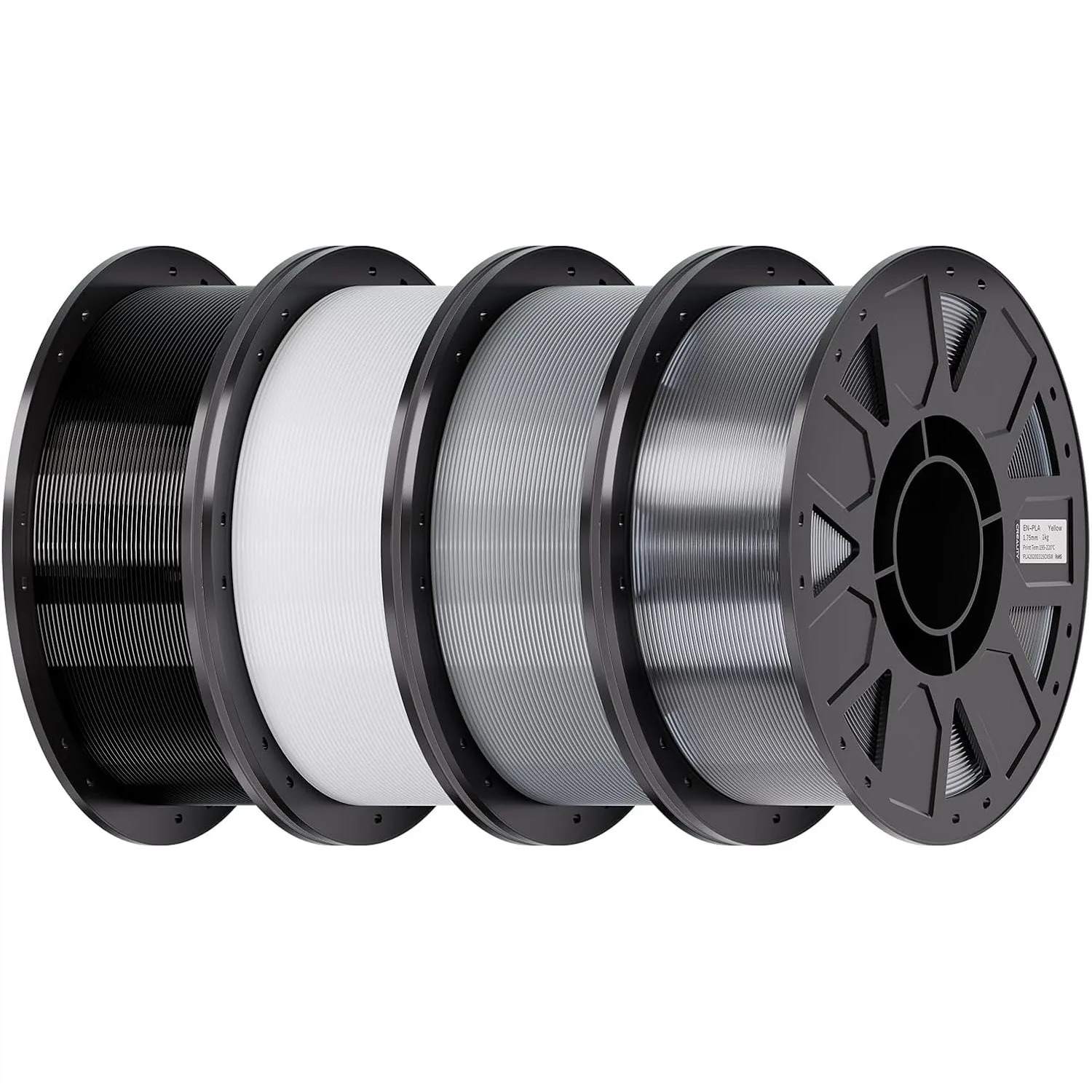 

PETG 3D Printer Filament 1.75mm 4KG (8.8lbs), High Precision Strong Toughness Odorless, Better Flow Moistureproof for FDM