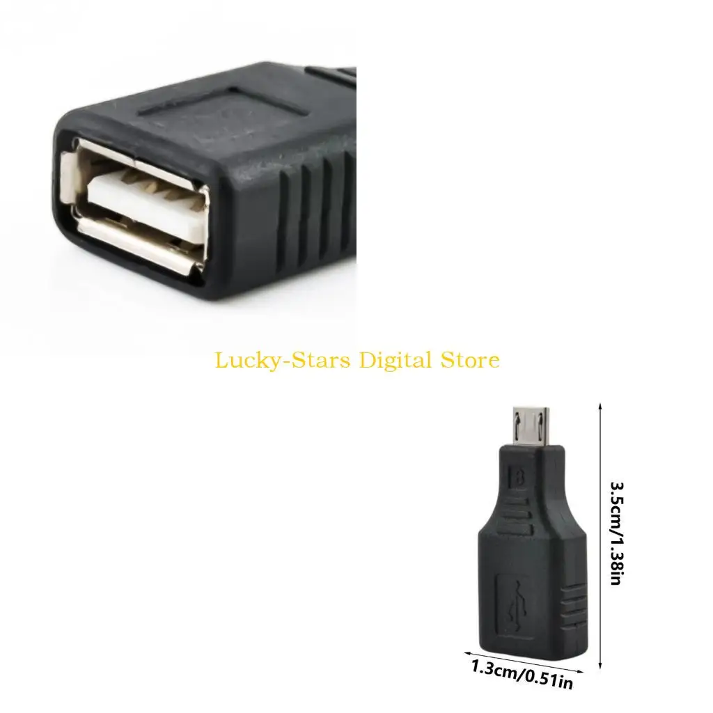

T3EE 2 шт. USB 2,0 MicroUSB «папа» на тип A «мама» OTG-конвертеры для флэш-накопителей, удобные для использования передачи или