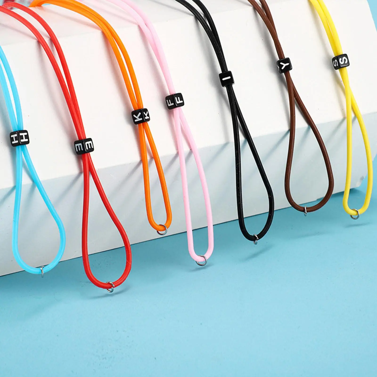 5Pcs Glasses Strap, Eyeglass Strap Holder, Adjustable Comfortable Eyewear Retainer Sports Glasses Holder for Adult Kids