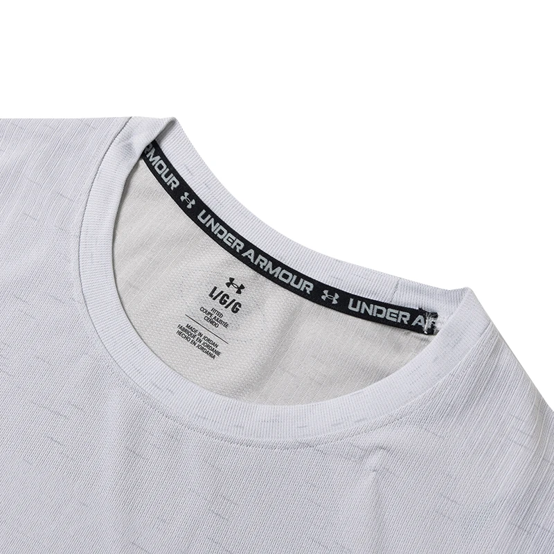 Under Armour Top da uomo Abbigliamento sportivo Corsa Allenamento fitness Casual Comodo T-shirt a maniche corte alla moda 382801-100