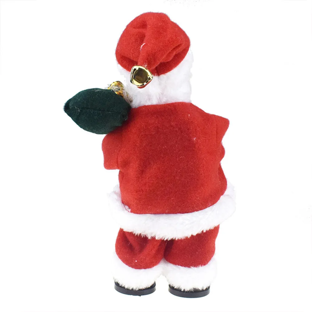 Fun Christmas Animated Santa Claus with Gift Bags Singing Dancing Soft Decoration for Kids Children Home Bedroom view 5