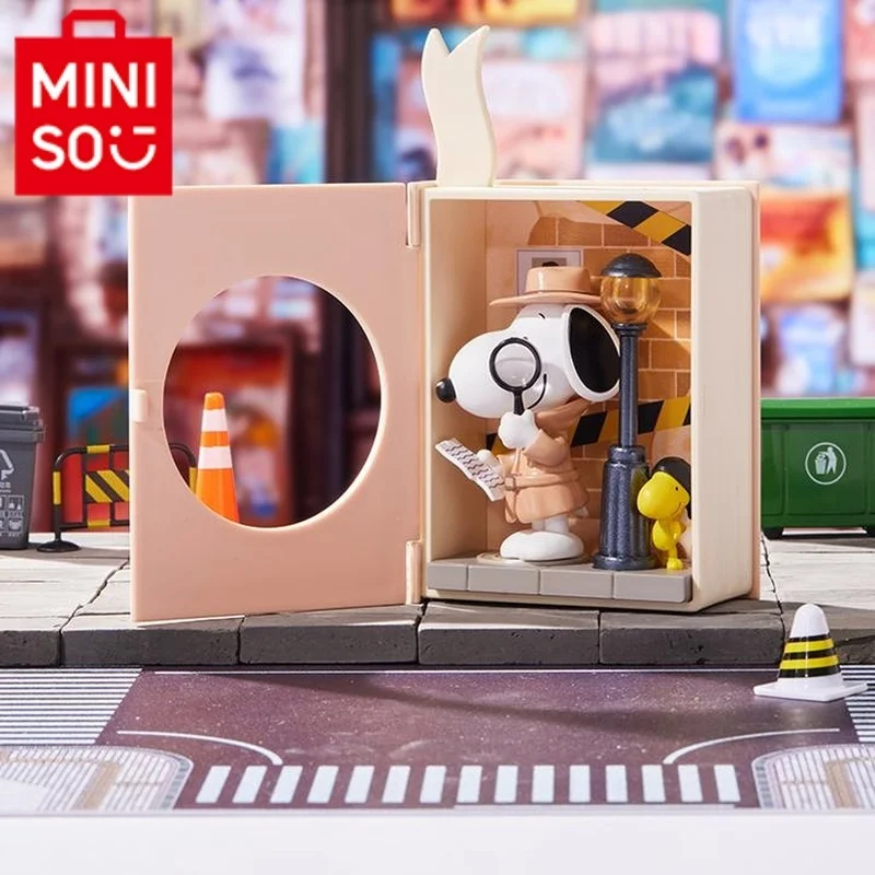 Miniso-私の物語のテーマシリーズブラインドボックス,面白い漫画モデル,ガレージキット,サプライズトイ,トレンディなプレイオーナメントギフト,本物