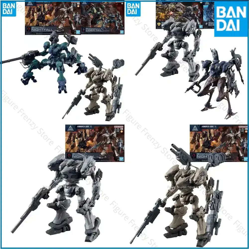 

Bandai for ARMORED CORE VI NIGHTFALL STEEL HAZE BD-011 MELANDER Liger Tail CC-2000 ORBITER Anime Figure Collectible Model Toy