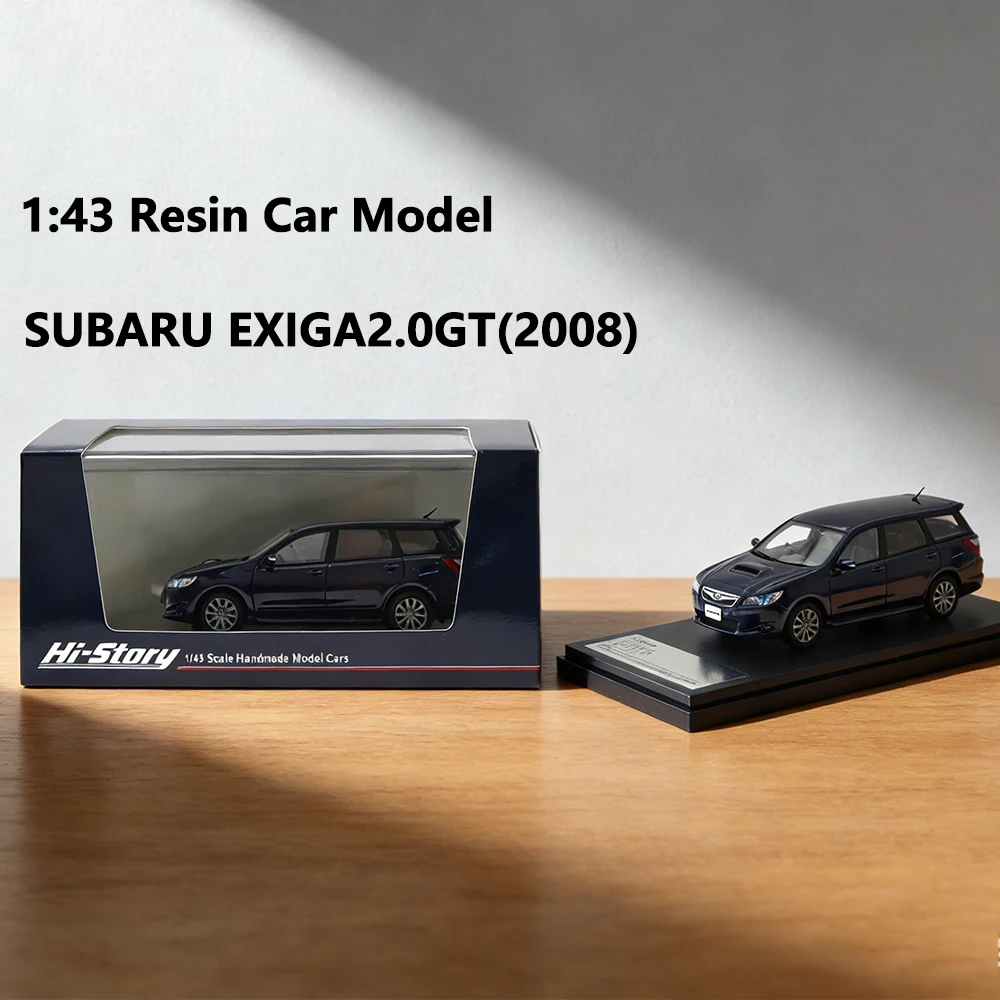 

1:43 Scale Resin Model Car SUBARU EXIGA 2.0GT 2008 | High Simulation Diecast Vehicle | Hi-Story Collectible Display Toy Gift