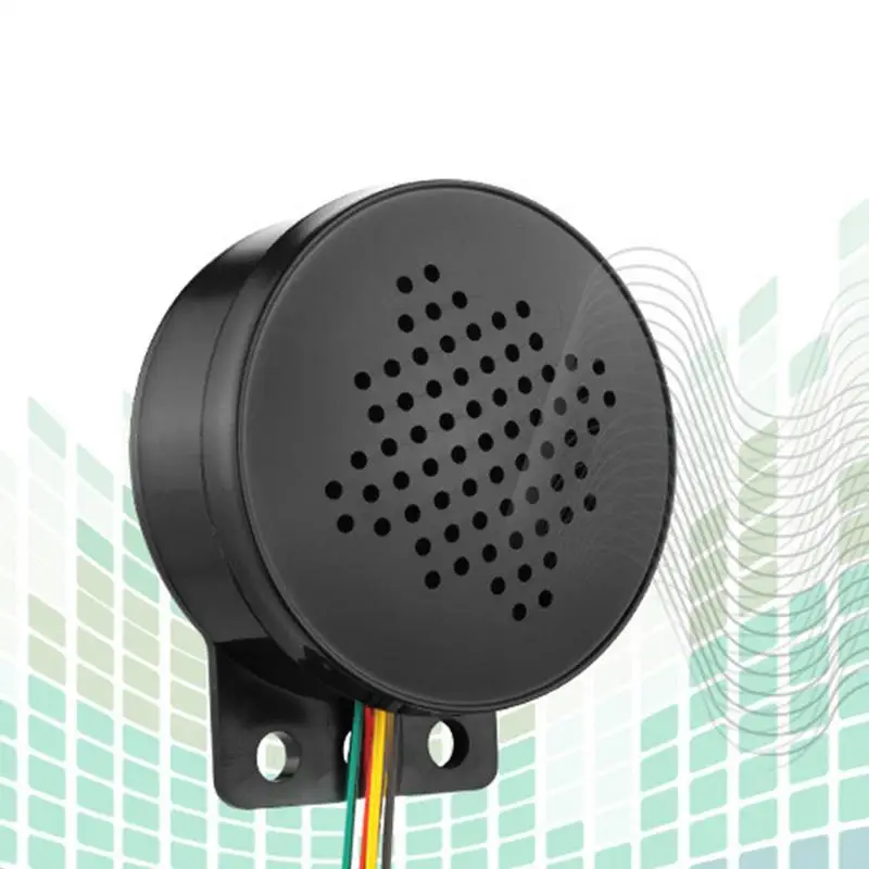 Sound Alarm Reverse Siren Buzzer Alarm Horn 12-24V Sound Alarm Reverse Voice Custom Prompter For Vehicle Reversing Reminder