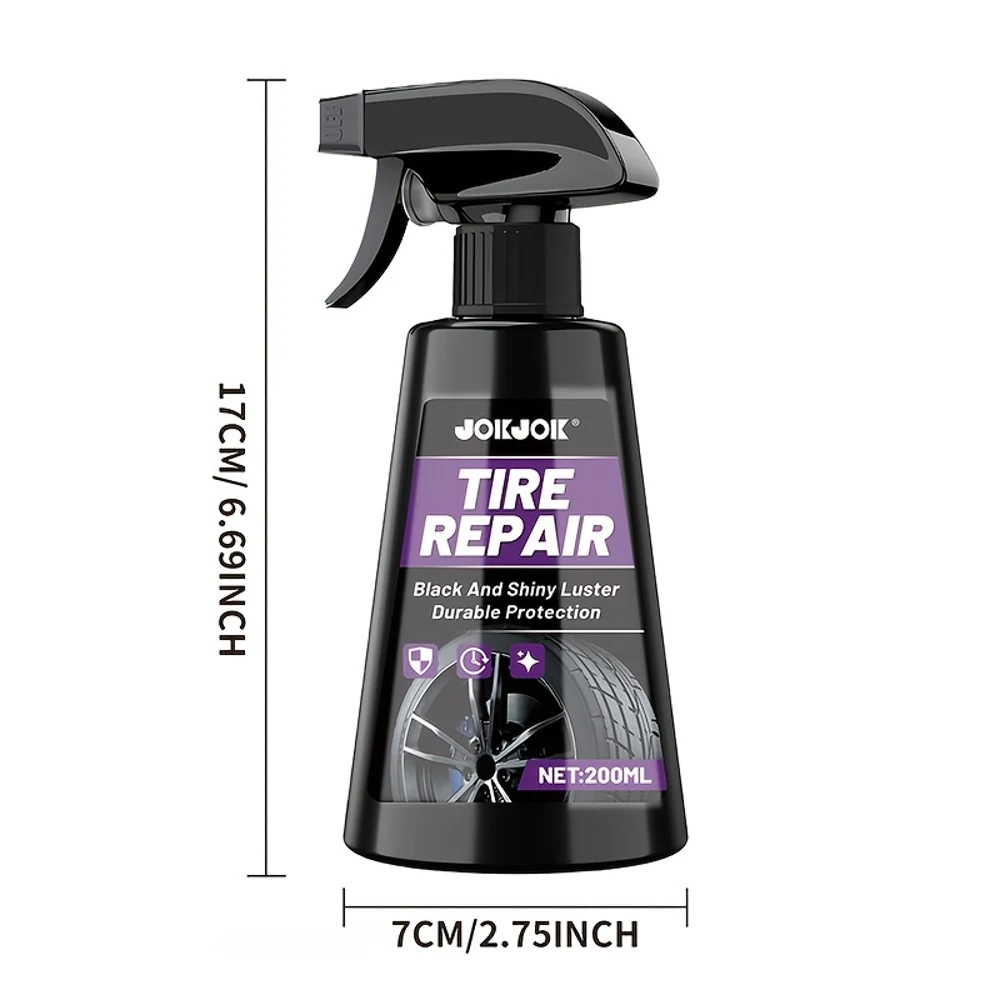 

JOKJOK Heavy-Duty Tire Shine Polish — универсальная формула для автомобилей, мотоциклов, грузовиков, внедорожников — средство для быстрого восстановления блеска, долговечный