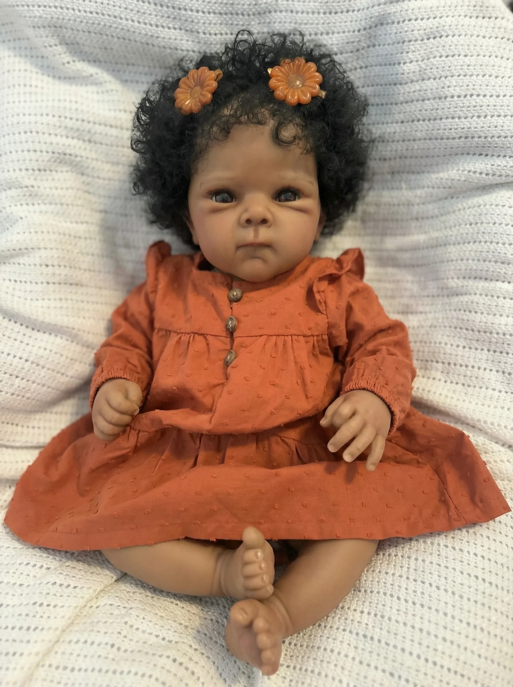 18 inch NPK zachte doeklichaam pasgeboren reborn babypop levensechte knuffelbare Bettie meerdere lagen 3D huidverf