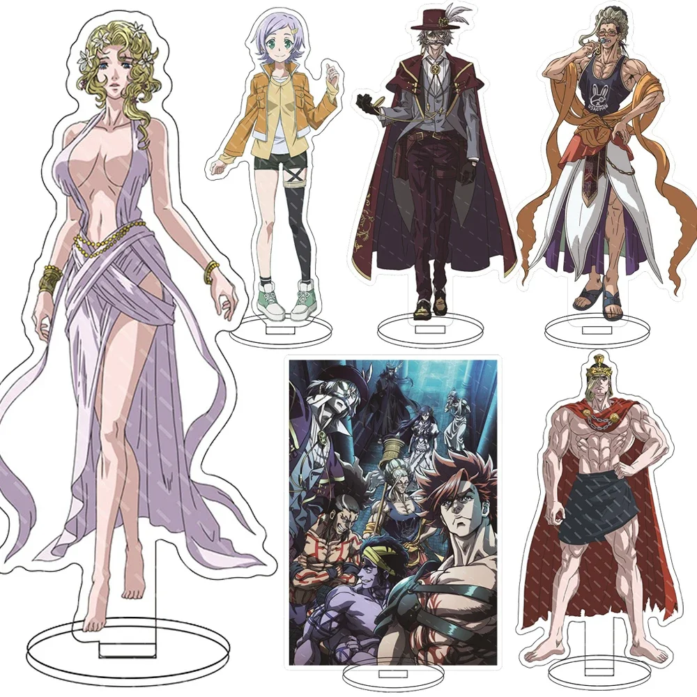 Anime Record of Ragnarok Theme Stand Model Figure Sasaki Kojirou Jack Cartoon Acrylic Stand Key Ring Holder Collection Fans Gift