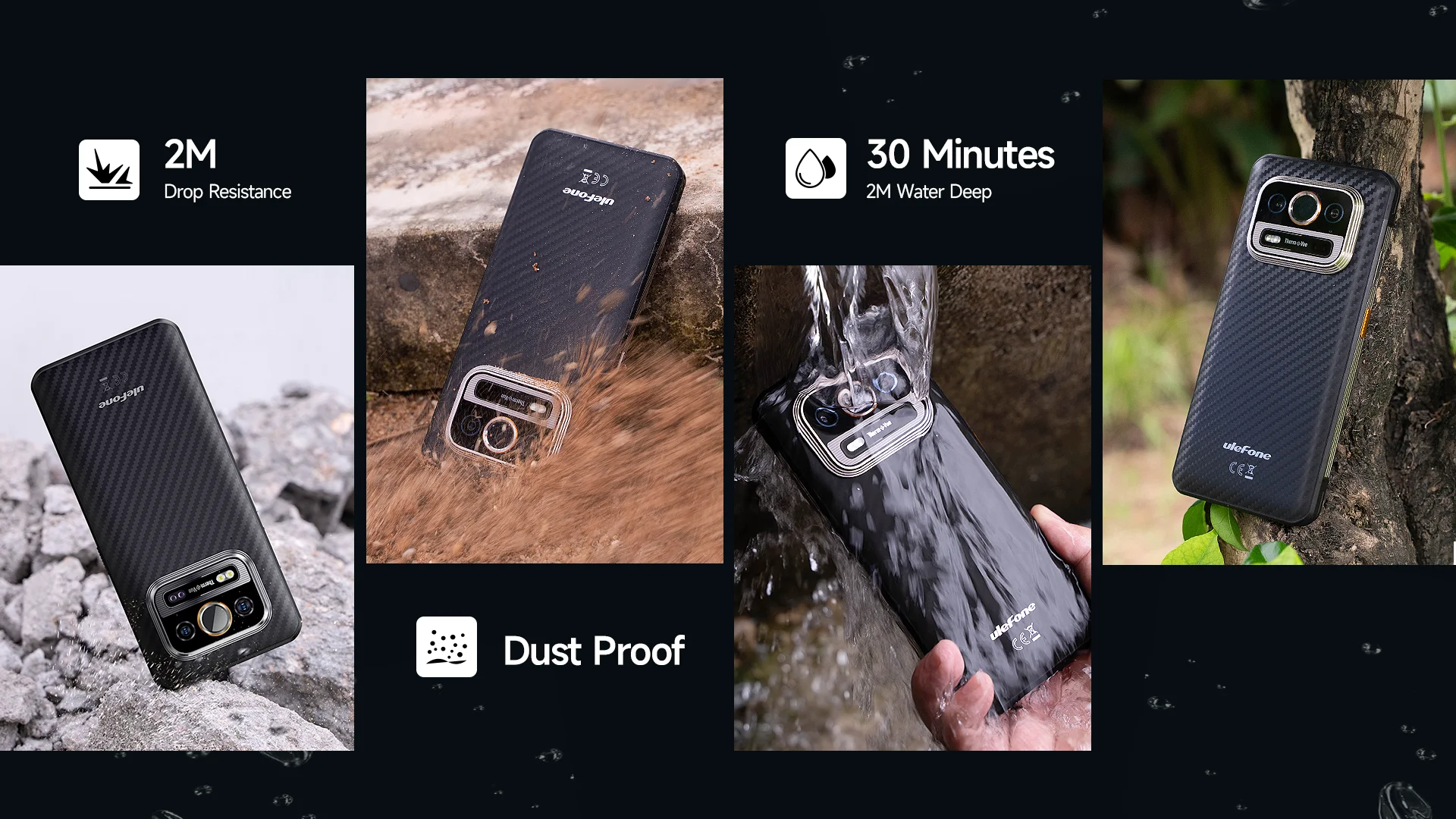 Ulefone Armor 25T NFC 8ГБ 256ГБ 6500mAh 4G Thermal lmaging By FLIR Rugged 64MP Night Vision Android 14 глобальная версия