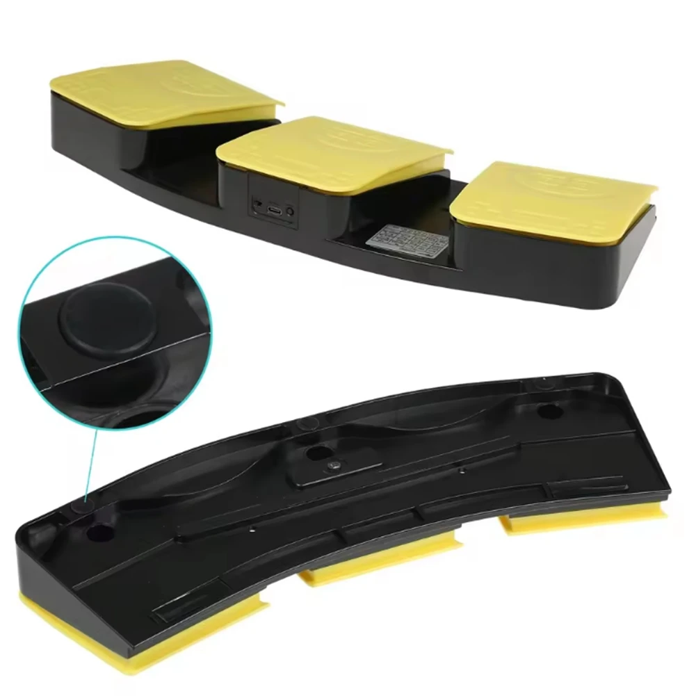a16i]-fs20-pro-triple-foot-switch-multifunctional-customized-foot-pedal-usb-24g-bt-three-mode-connection-mechanical-switch