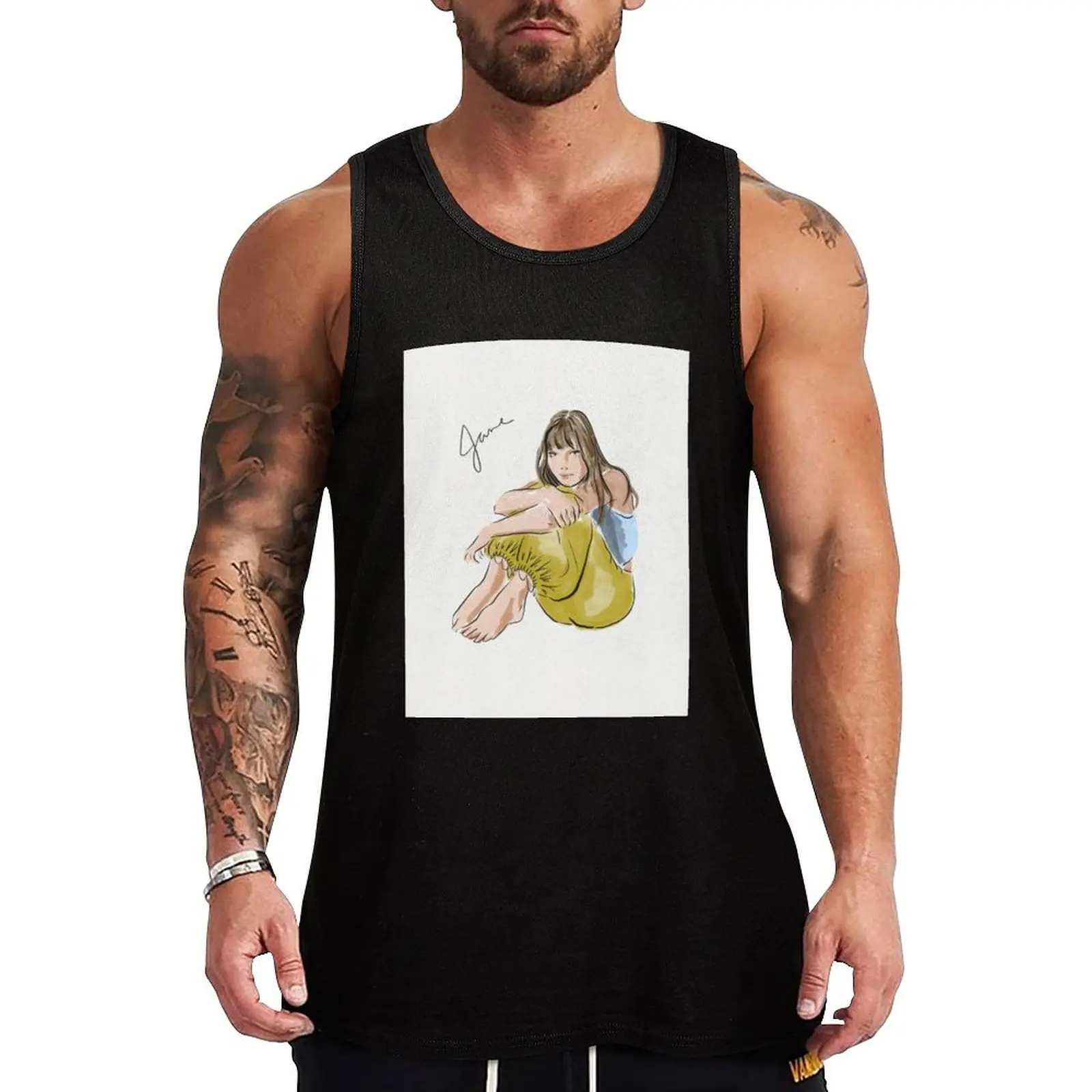 

Jane Birkin Tank Top sleeveless Men's cotton t-shirt summer 2025