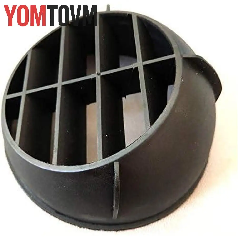 

1pc Round Air Vent Stainless Steel Wall Air Vent Flat Grille ABS Black 45°Louver For Motorhomes Buses 808060mm