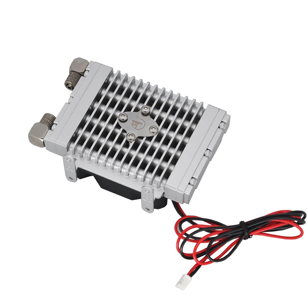 Kabolite K970 radiatore idraulico saldatura in ottone pieno con ventola 12V per Huina 1/14 RC escavatore idraulico parti di aggiornamento fai da te