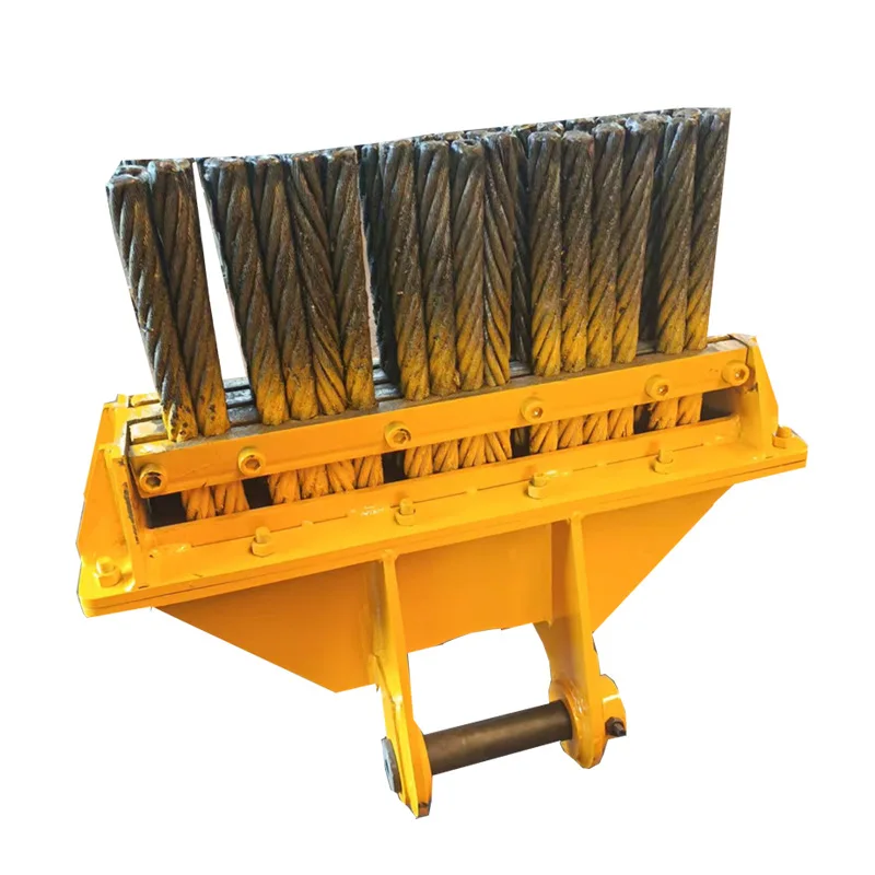 Tunnel inverted arch slag cleaning machine 60 excavator modified iron sweep handle, tunnel slag cleaning gravel cinder steel