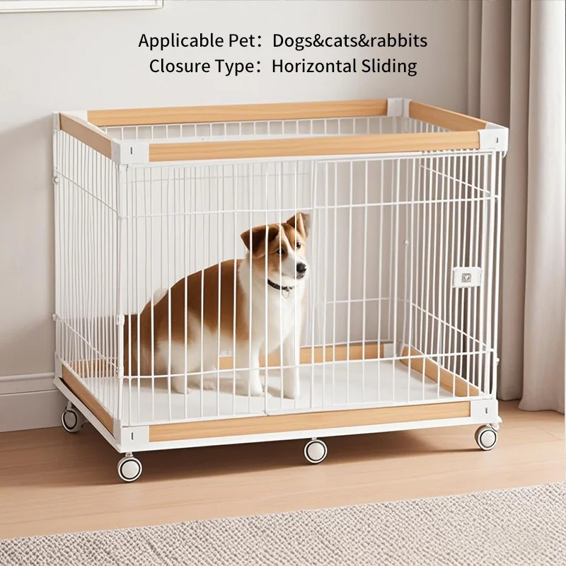 Pet Best Selling Small Animal Crate High Quality Wood And Metal Pet Dog & Rabbit&Cat Fence Durable Portable Indoor Shelter