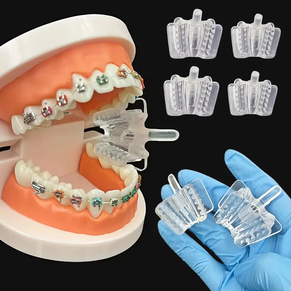 Dental Model Intraoral Support Device with Suction Hole and Bite Pad Mouth Opener, Suitable for Both Adults and Children